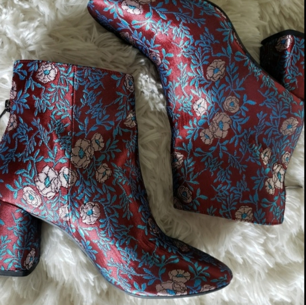Brocade Booties